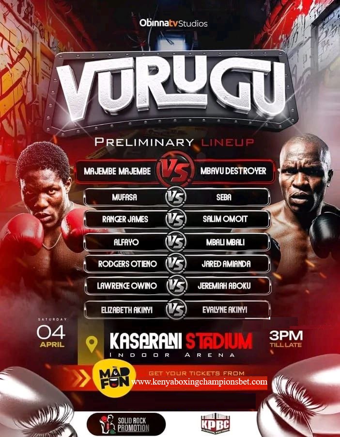 Mbavu Destroyer vs Majembe Fight Poster